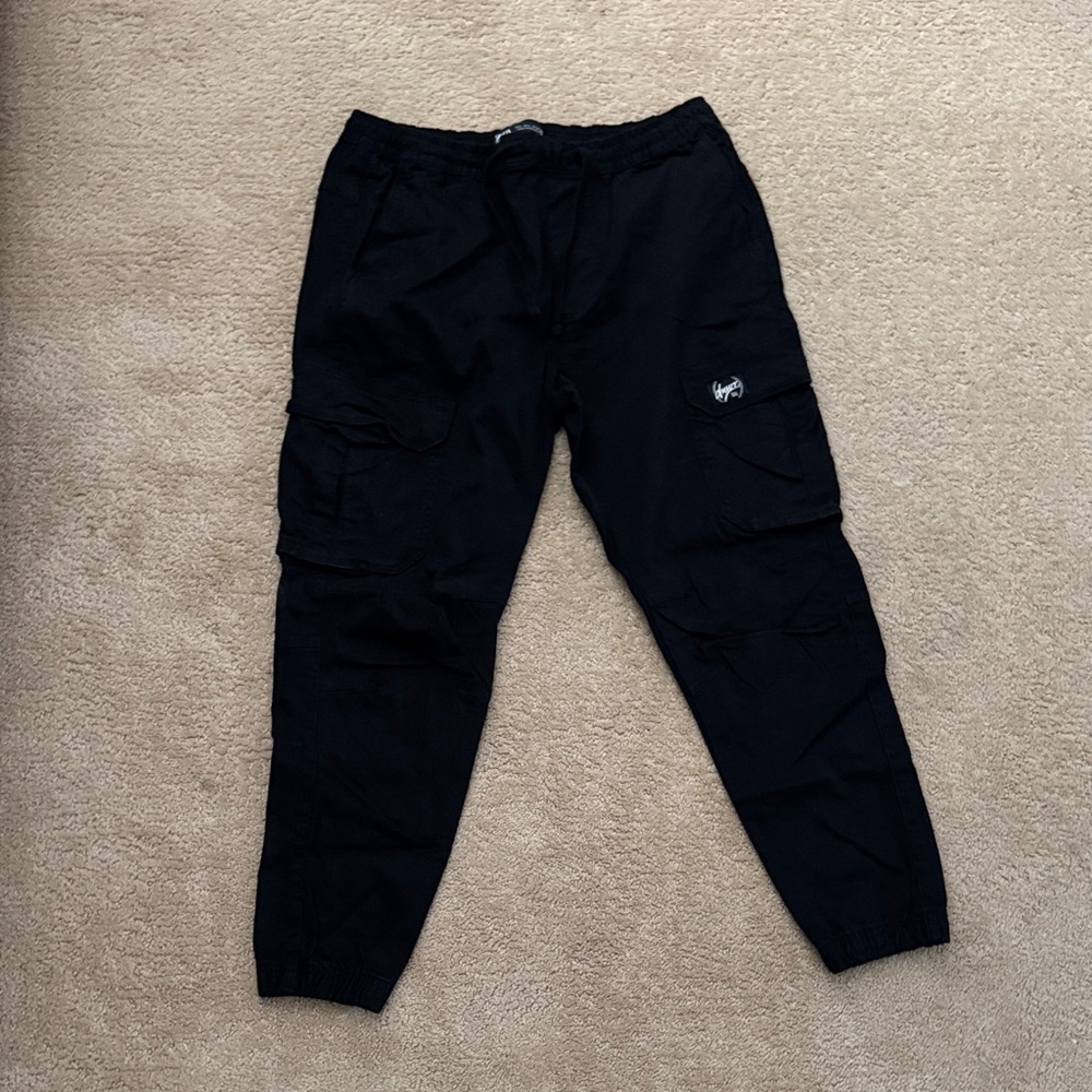 Zara Men's Dark Cargo Pants